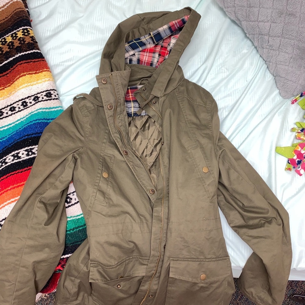 Green Army jacket